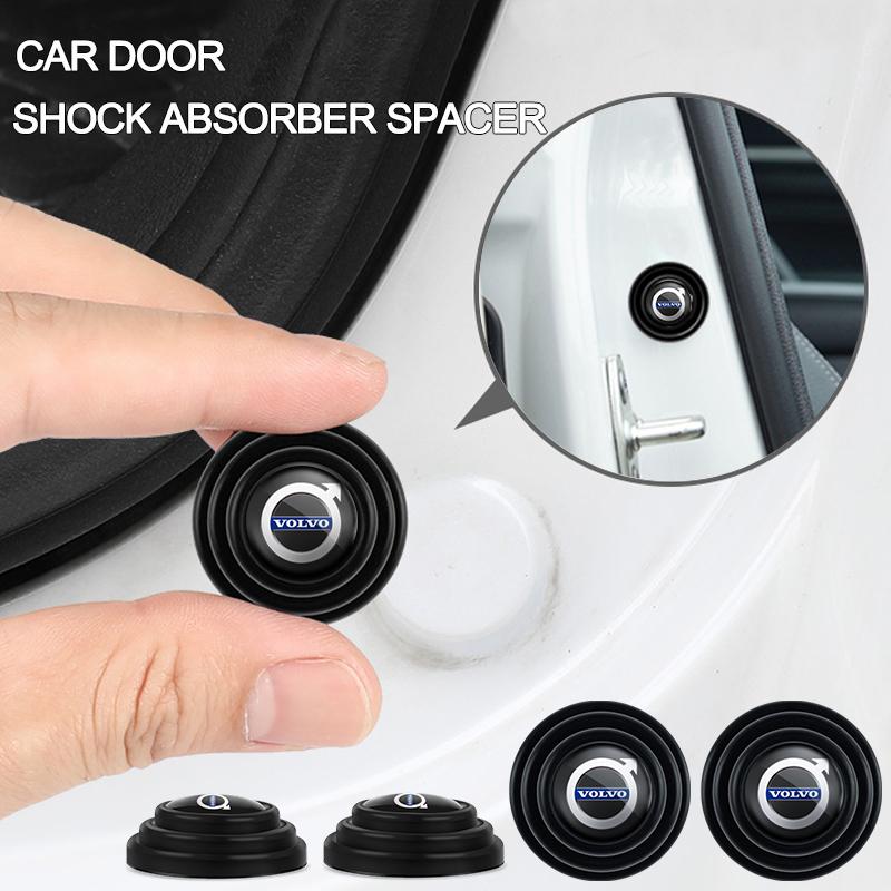 AALV1 4/8/12Pcs Car Door Shock Absorption Gasket Shockproof Pad Accessories For Volvo S80L C70 CX70 V60 XC90 S60 XC60 V70 S90 AWD V90
