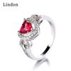 Классическое кольцо Lindon из медного сплава с цирконием, женские ювелирные изделия, свадебный подарок для вечеринки