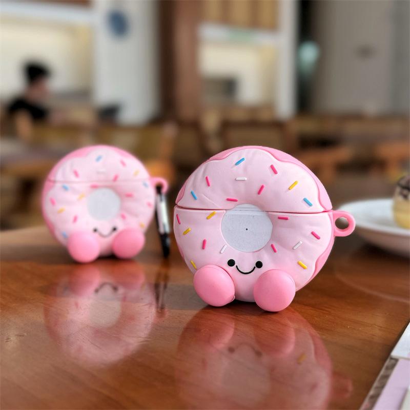 Cute donut emoji for AirPods 1 generation protective case Apple Bluetooth 1/1 generation Pro1 earphone soft case