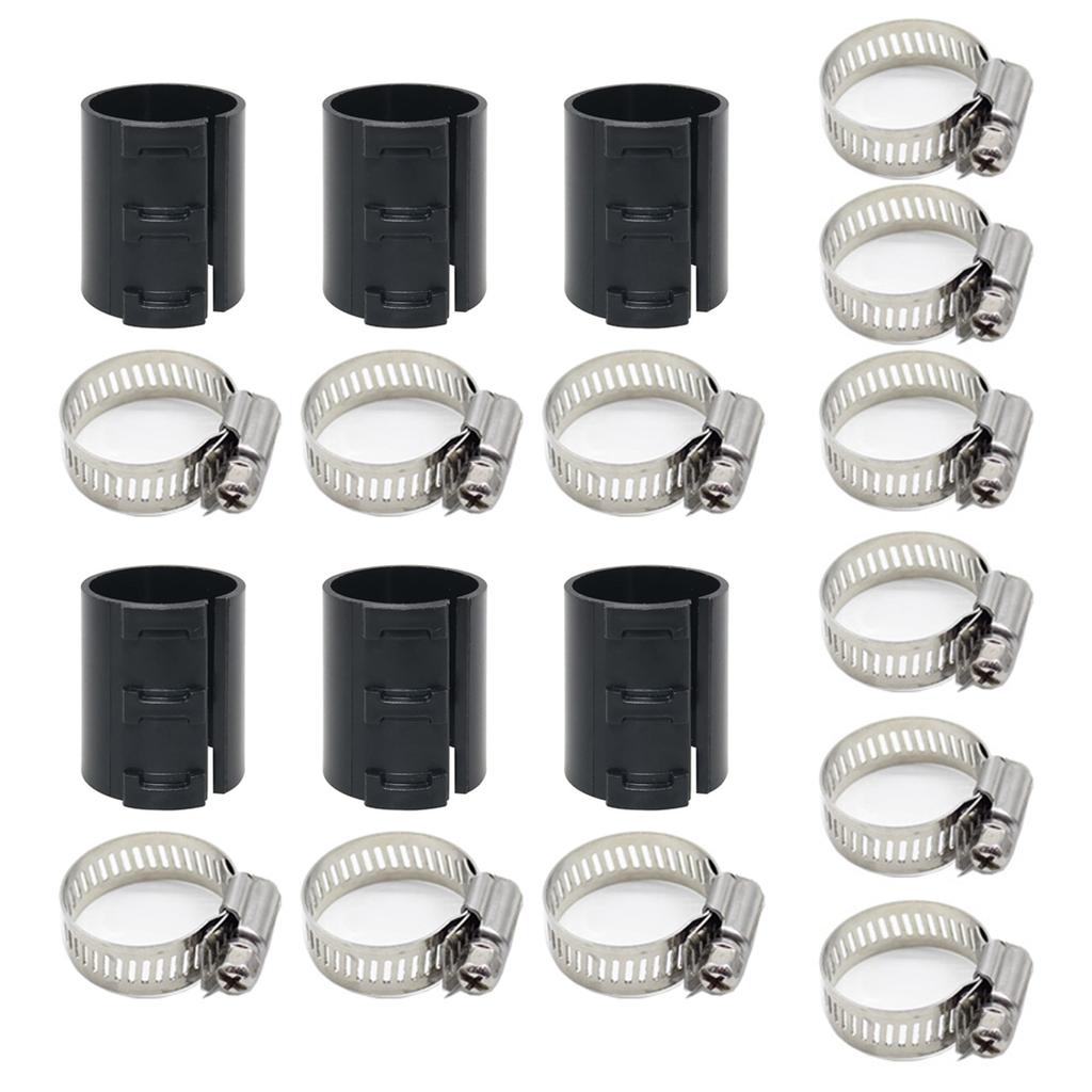 Многоцелевое кресло для дома и офиса, альтернативы газлифту, включая 6 пластиковых фиксирующих зажимов и 12 металлических хомутов, аксессуар