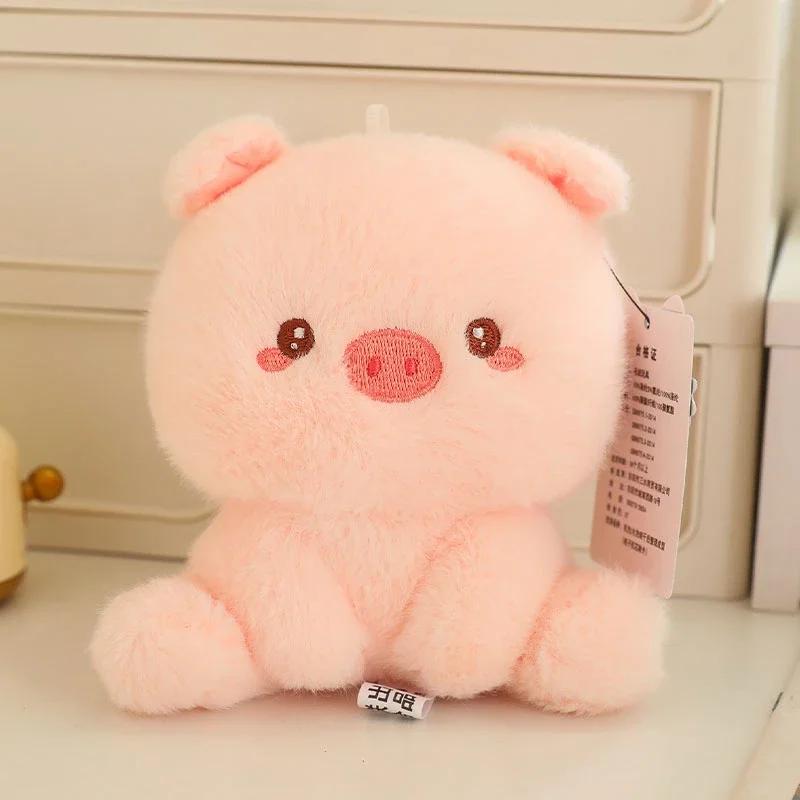 14cm 6 Styles New Cute Cartoon Stuffed Animal Elephant Pig Dog Sheep Mouse Monkey Soft Doll Birthday Gift Office Decoration
