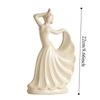 Model Dancing Lady Figurine Handicraft Tabletop Art Figure  Festival Decor