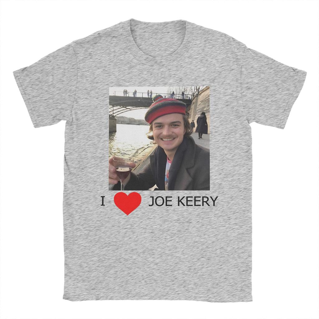 I Joe Keery Unisex T Shirt Djo Crazy Tee Shirt Short Sleeve Round Neck TShirts Pure Cotton Graphic Printed Tops