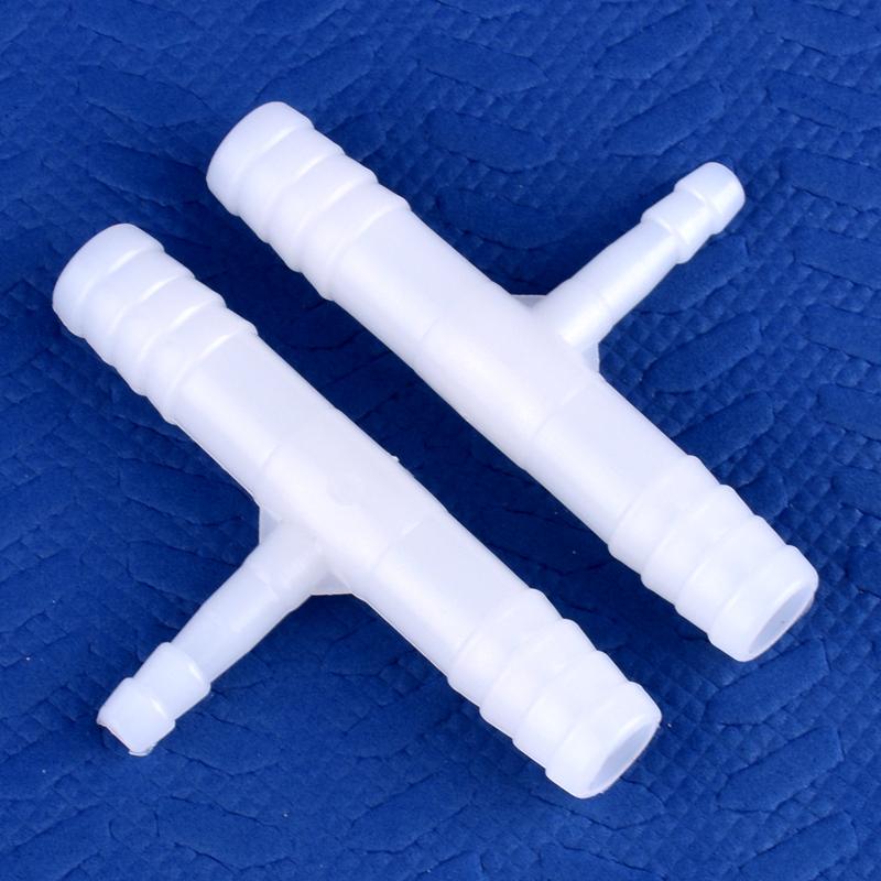 10 шт./лот пластиковый переходной тройник 8 мм 10 мм крестообразный 4-ходовой 5-ходовой соединитель 1/2" клапан ПВХ шаровой кран