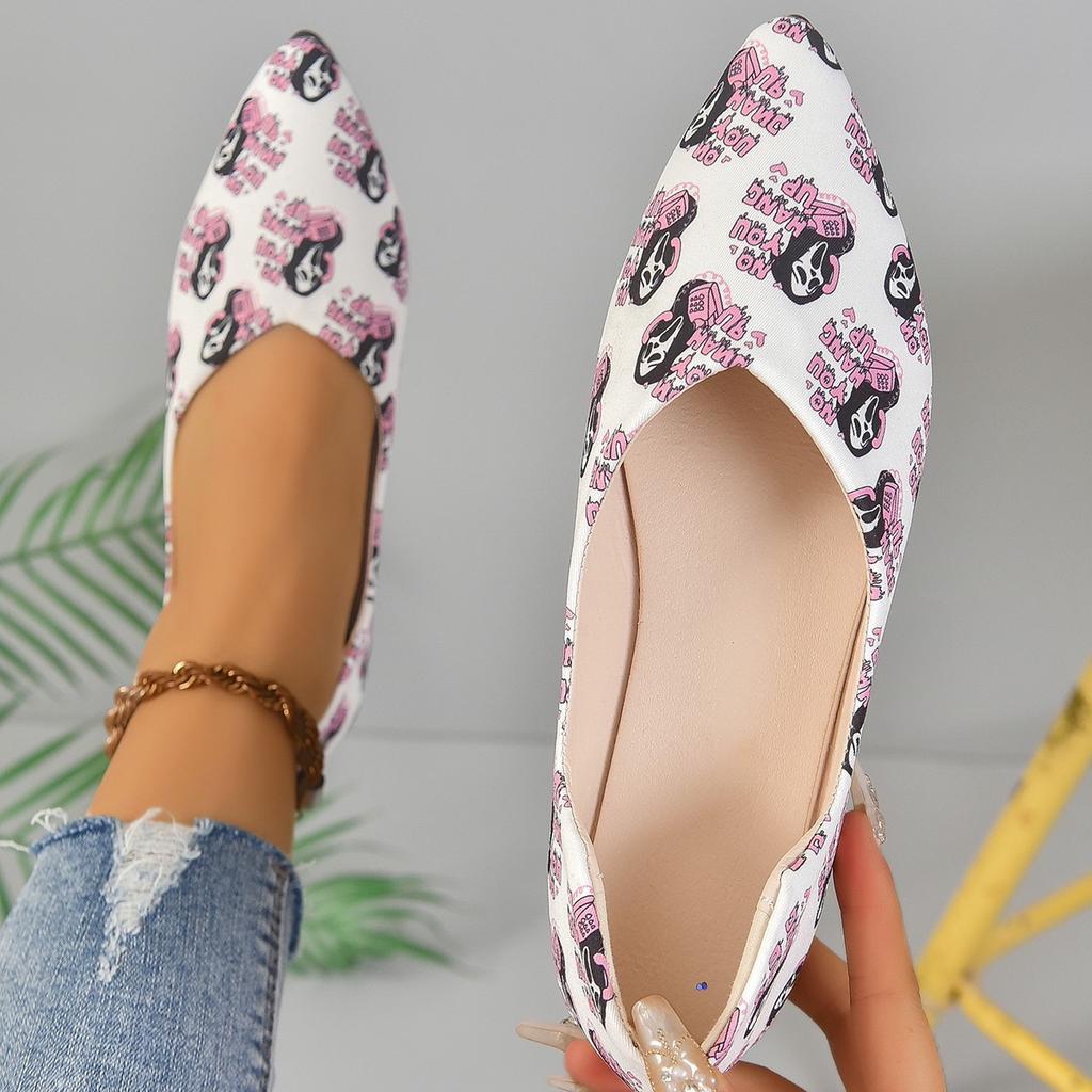 Модные женские туфли на плоской подошве с острым носком, однотонные вязаные туфли без застежек, женские повседневные дышащие балетки, женские мокасины, туфли Мэри Джейн