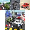 Игрушечная полицейская машина для бездорожья с вращением на 360 градусов для игр и обучения малышей