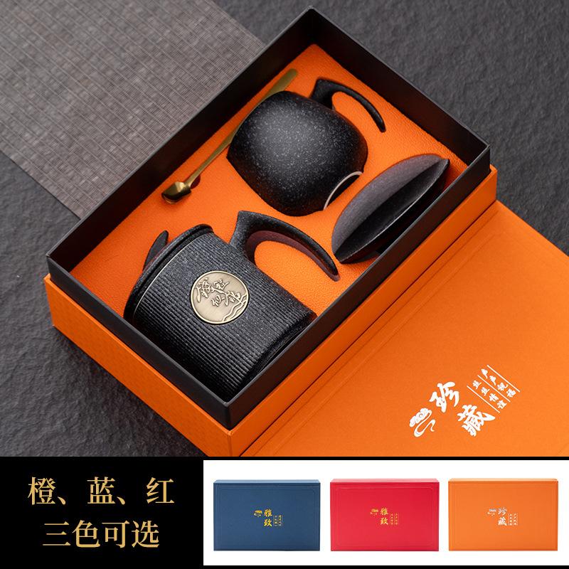 Керамическая чашка для чая, личный кабинет с крышкой, фильтр для разделения чая, бытовая чашка, можно распечатать