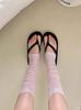 Spring And Summer Thin Miu Series Stacked Calf Socks Ballet Style Foot Stepping Modified Leg Socks Long Tube Non-Slip Leg Cover
