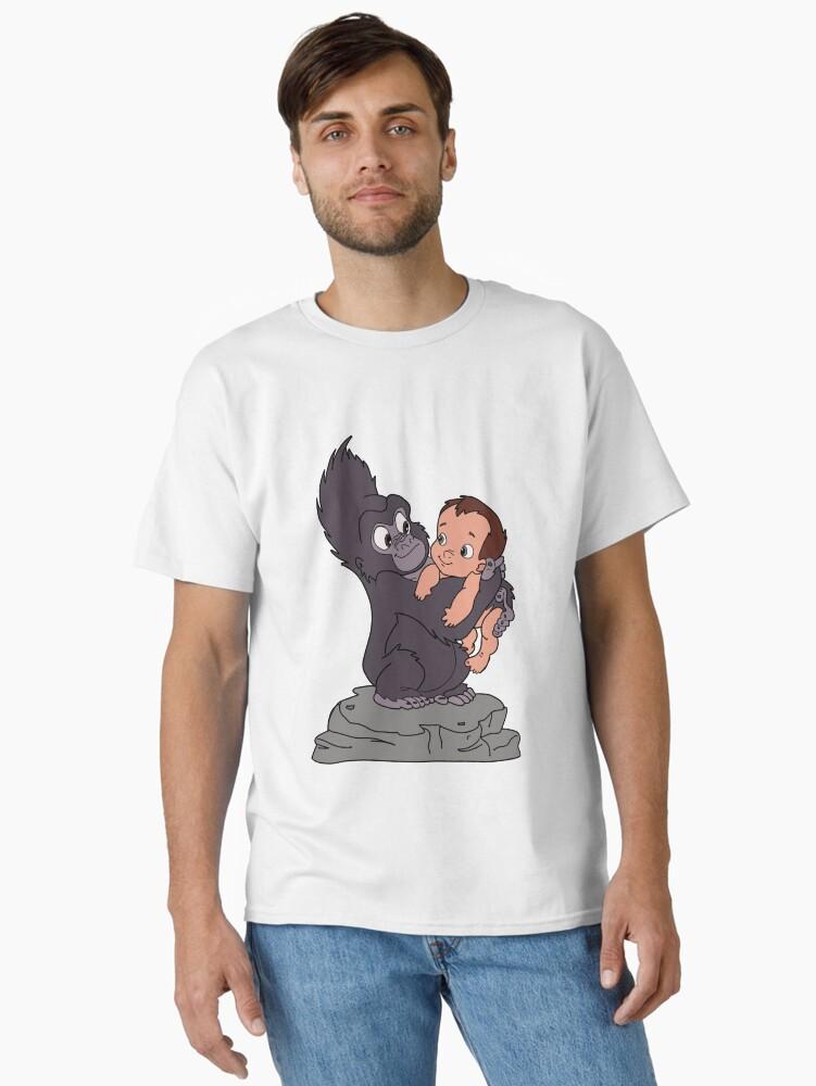 Tarzan Baby Tarzan Sticker Classic T-Shirt
