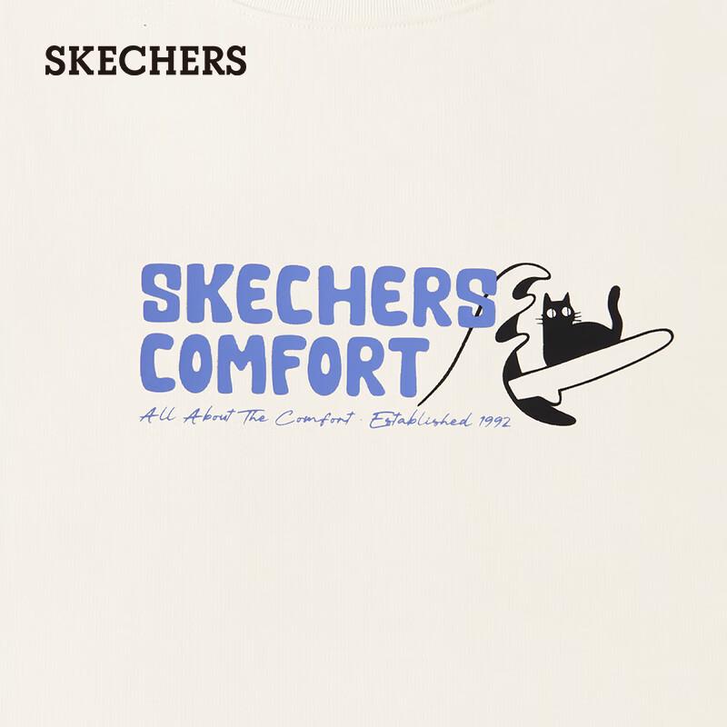 Skechers Унисекс охлаждающая дышащая вязаная футболка с коротким рукавом