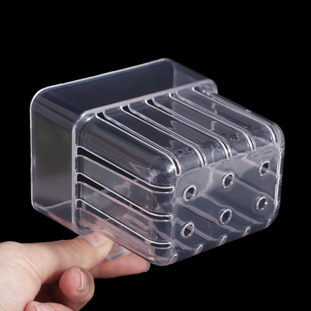 Transparent Hydroponic Support Cup Plastic Aquatic Plant Holder Water Grass Cup For Fish Tank