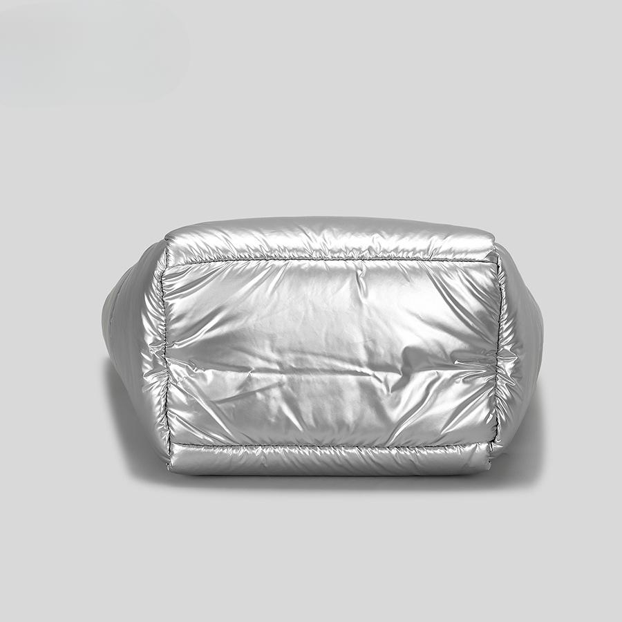 Женская сумка Cloud Feather Cotton Vintage Silver Stitching Space Tote Bag Большая вместимость Сумка