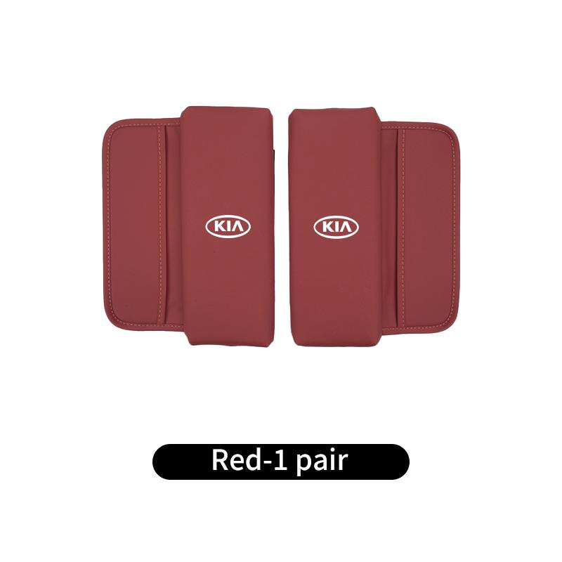 BBED7 Car Central Armrest Box Pad PU Leather Auto Centre Console Armrest Cover Interior Accessories For KIA K5 K2 Rio Optima Sportage