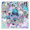 50 Pictures of Universe Graffiti Personality Laser Alien Trend DIY Skateboard Water Cup Suitcase Stickers Waterproof