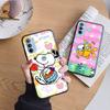 Черный чехол AN13 Snoopy Cartoon для iPhone 16 15 Plus 14 13 12 11 Pro 8 7 6S SE 5S X XR XS Max Realme C30 C33 C31 9I Huawei Y8P Y9 Sofe Cover