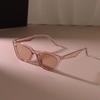 Повседневные квадратные солнцезащитные очки с маленькой оправой для женщин и мужчин, солнцезащитные очки, женские, зеркальные цвета, дизайнерский бренд, модные, роскошные очки