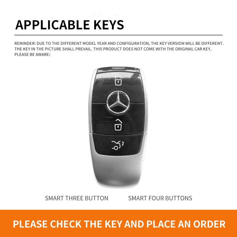 YEW1 Fashion TPU Car Remote Key Case Cover Shell For Mercedes Benz A C E S G Class GLC CLE CLA GLB GLS W177 W205 W213 W222 X167 AMG