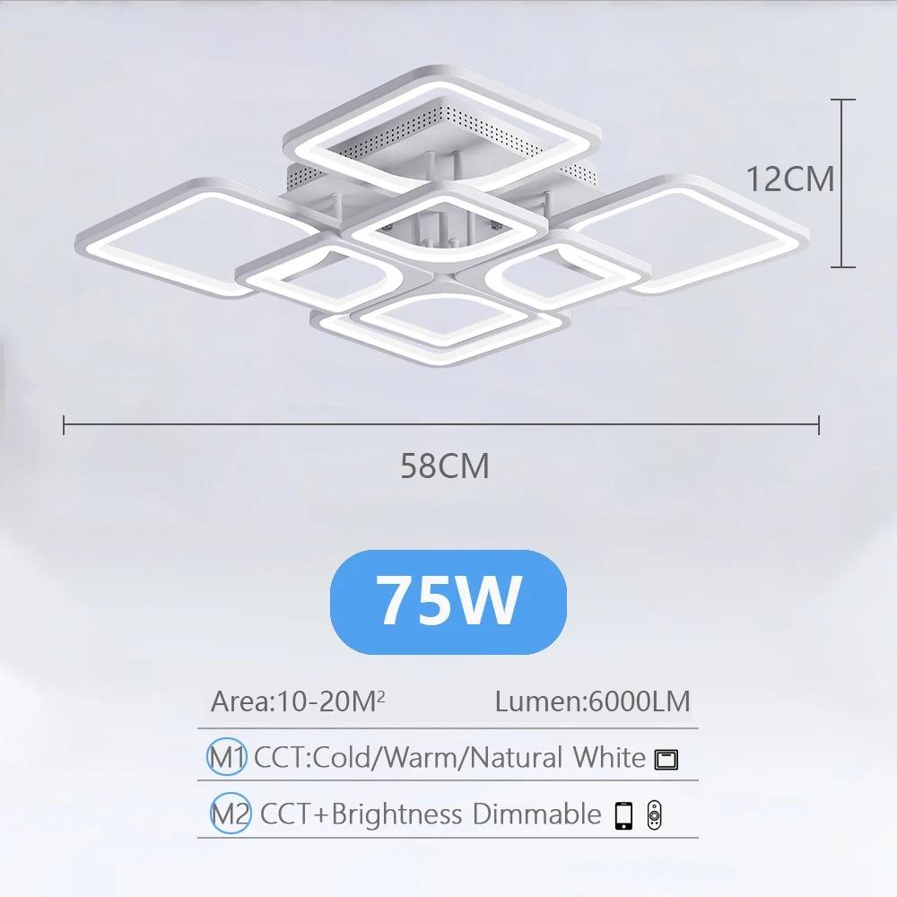 IRALAN Современная потолочная люстра Светодиодная лента Потолочные светильники для прохода Умные лампы для гостиной Спальня Домашний декор Светильники Светодиодные люстры