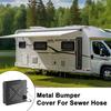 Торцевая заглушка бампера для RV 4x4 с вентиляционными отверстиями Прочная конструкция Универсальная посадка Сверхпрочная заглушка бампера для канализационного шланга