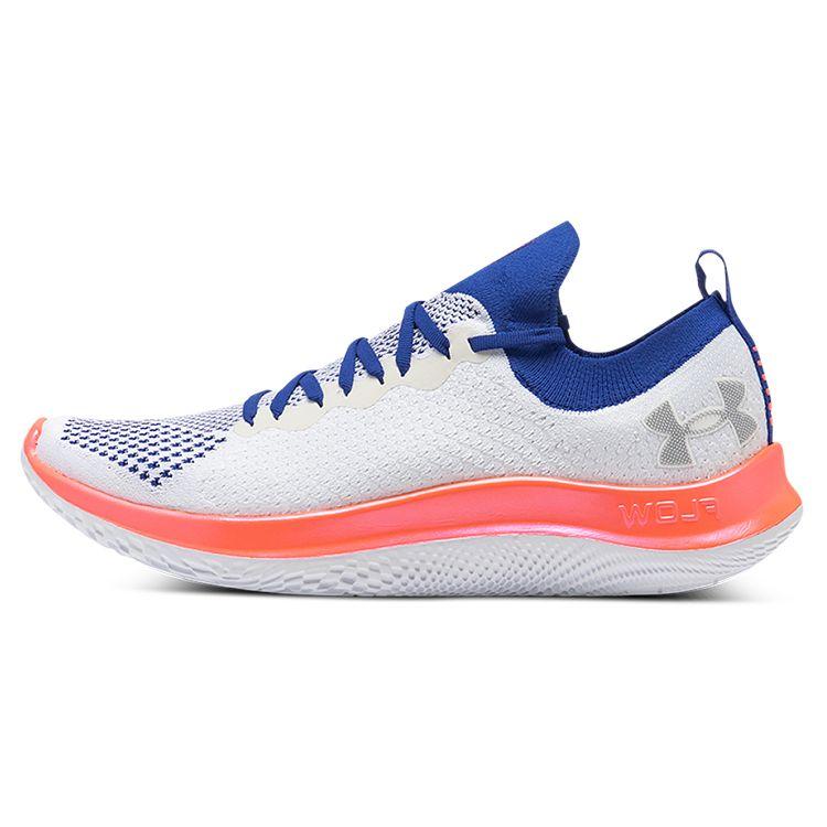 Under Armour Flow Velociti SE Lightweight Comfortable Fabric Low-Top Casual Running Shoes Women Sneaker White Blue 3025711-105