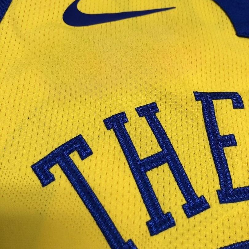 Nike Баскетбольная майка NBA City Edition Kevin Durant мужская майка желтая AH6052-729