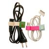 Cord Management Cord Winder Buckle Holder Storage Leather Cable Winder Vintage Cartoon Data Cable Organizers Desktop