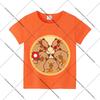 Capybara Summer Colorful T-shirts Child Cotton Short Sleeves Boy Cartoon Shirt Fashion Tops Girl Casuals Clothes Shirts Gift