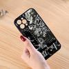 P-pierce The Veil Band Чехол для телефона Черный матовый Для IPhone 16ProMax 15 13 12 11 14 Pro Max Mini Plus SE2020 XS Max XR Чехол