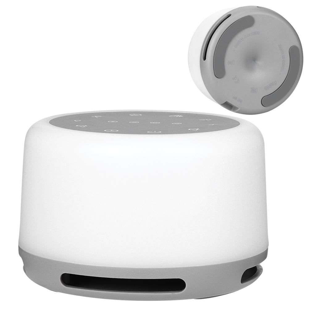 Портативный шумовой генератор Sleep Sound с 7 цветными ночниками для релаксации во время сна