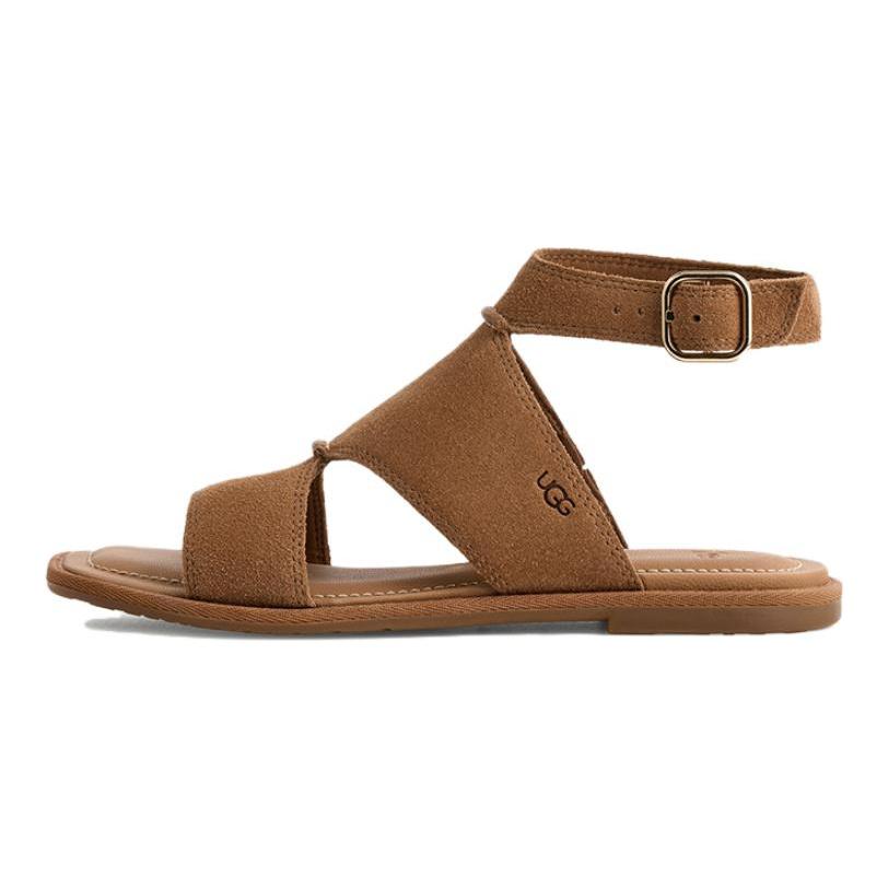 UGG Женские босоножки Delray на одной лямке, коричневые 1167453-CHE