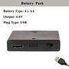 5V Output Power Supply AA  Battery LED Lights Adapter NEW USB Battery Pack  Party Decorations