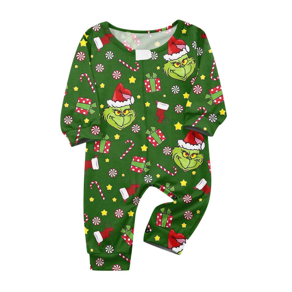 Комплект из топа и брюк с рождественскими принтами для всей семьи Одинаковые комплекты для всей семьи