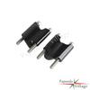 Motorcycle 2" Rise Handlebar Riser 1" 25mm Bar Risers Extension Kit For Harley Sportster XL 1200X Forty-Eight 2010-2022 Black