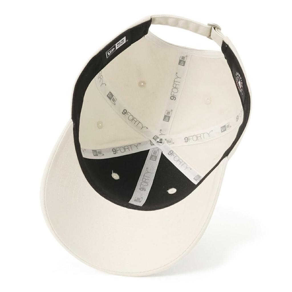 New Era Кепка Newera 9FORTY с ремешком из ткани 14659857 NER32C6054 MLB New York Yankees NY Ivory White Shiro БЕСПЛАТНО ONSPOTZ изготовленная на заказ кепка Kyu Forty сезонная