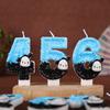 Pacha Dog Numbers Birthday Candle Cake Party Decoration Birthday Handmade Candles 0-9
