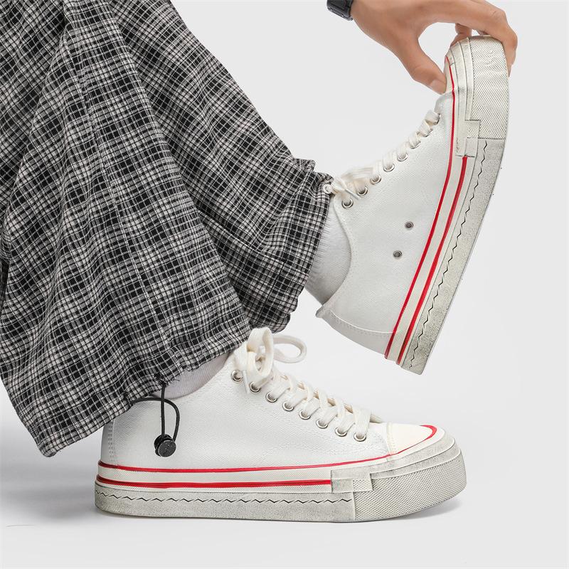 2025 новые низкие студенческие парусиновые туфли нишевая обувь для скейтбординга грязная обувь спортивная и любительская обувь для скейтбординга X237