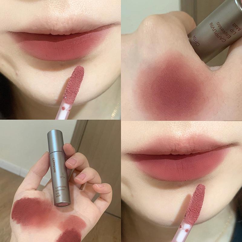 Matte Velvet Lip Glaze Waterproof Long Lasting Not Easy To Blur Lip Mud Liquid Lipstick Sexy Makeup Lipgloss