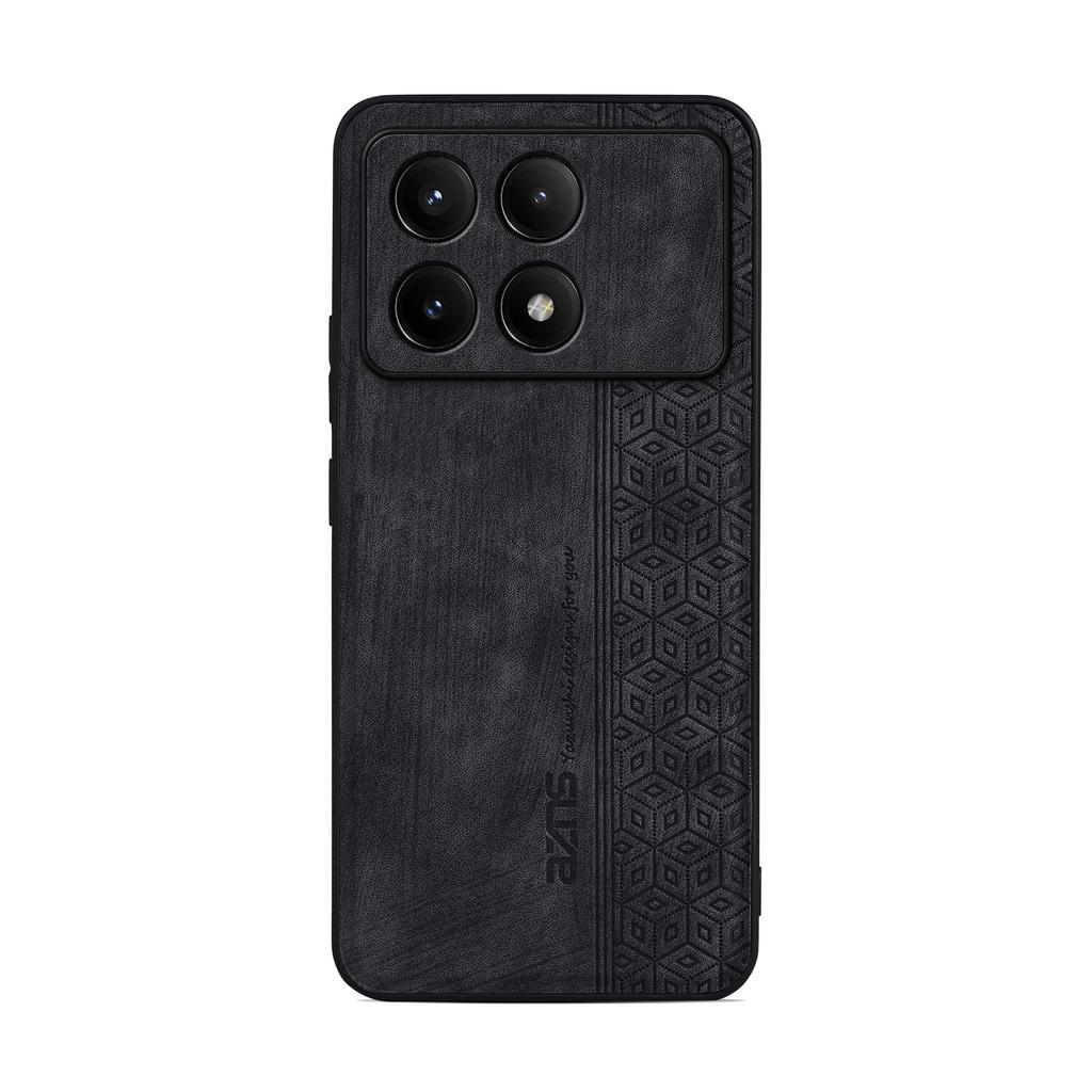 Для Xiaomi Poco F6 Pro 5G Задняя крышка Кожа на ощупь Противоударный кожаный чехол для телефона Для Poco F6 Pro 5G Coque Capa Бампер