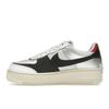 Nike Кроссовки женские Air Force 1 Shadow White Red Metallic Silver Gym-Red Black FN6335-100