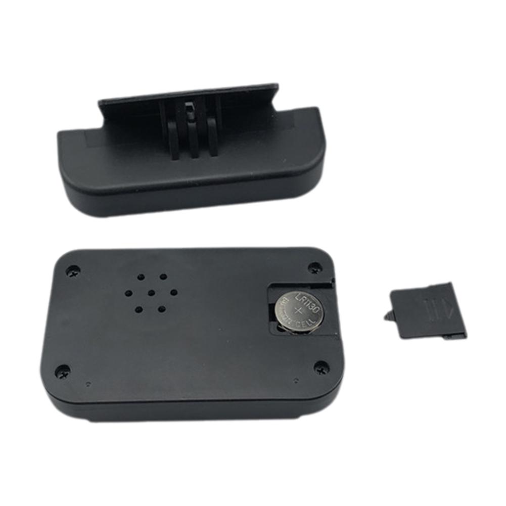 Цифровые ЖК-часы для автомобиля, черные, часы-планшет для автомобиля, включают руководство, многоцелевые дорожные часы с подставкой, двусторонний клей