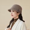 Осень и Зима Новая Шерстяная Шляпа-Ведро Женская Уличная Теплая Модная Шляпа Рыбака