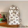 Female Student Bag Bear Printed Backpack Travel Backpack