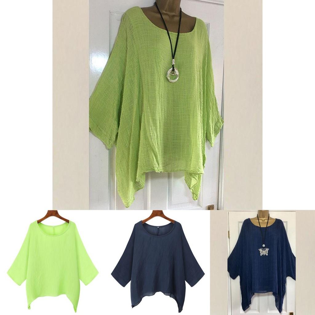 Модная женская футболка-кафтан большого размера с неровным подолом для универсального повседневного образа