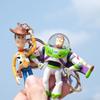 Toy Story Animation Peripherals Buzz Lightyear Keychain Cartoon Men's and Women's Backpack Charms Children's Model Toys Gifts