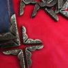 100pcs Antique Brass Metal Book Scrapbooking Notebook Albums Menus Folders Corner Protectors Bronze Tone Hardware