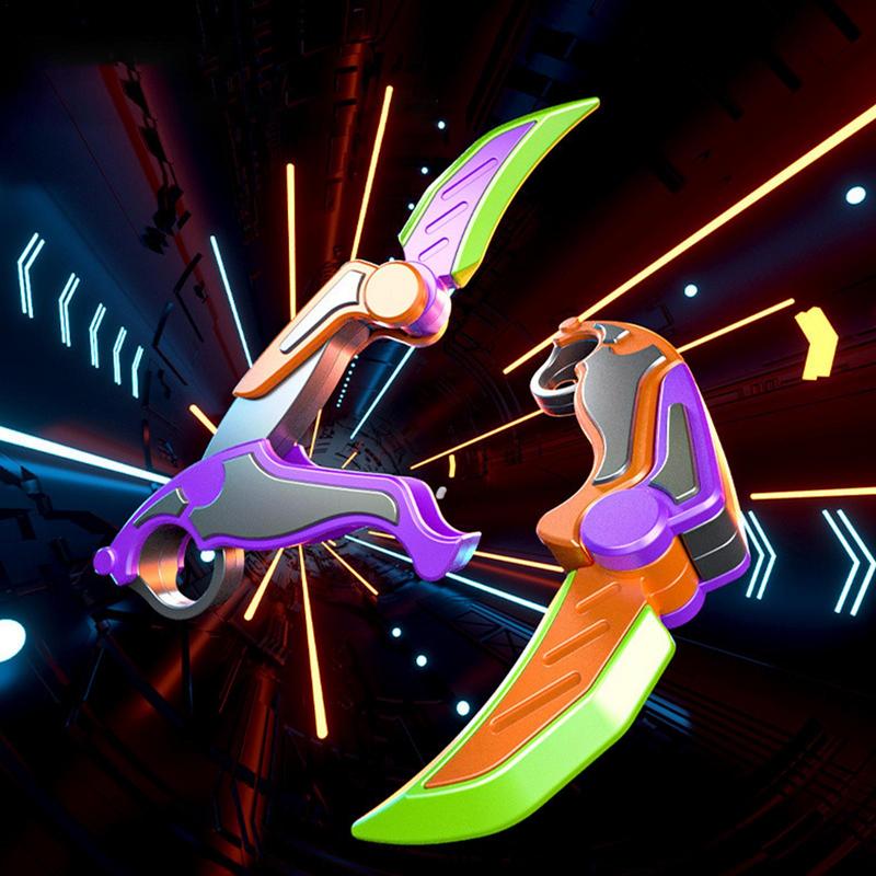 3D печатный гравитационный коготь-нож, игрушки-непоседа, пластиковый складной нож-бабочка, игрушки для снятия стресса для взрослых, новые детские игрушки, рождественские подарки