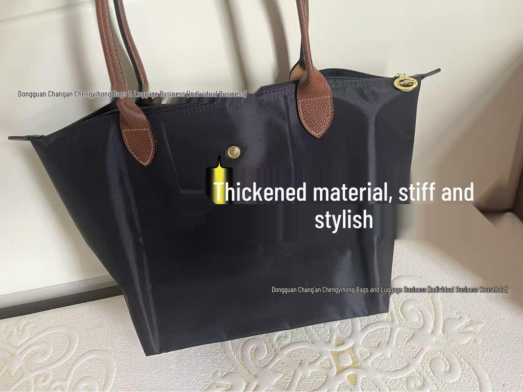 Сумка Longxiang 70th Anniversary Classic из водонепроницаемого нейлона, наплечная, женская, большая вместительная.