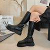2024 женские новые осенне-зимние сапоги до колена модные удобные длинные модные сапоги на толстой подошве женская обувь