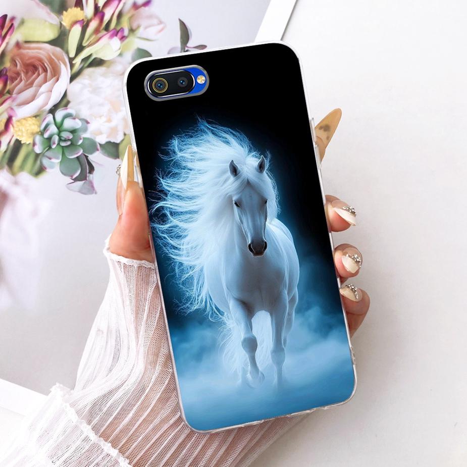 For Oppo A1k Case CPH1923 Luxury Flowers Butterfly Painted Cover Soft Silicone Case For Realme C2 RMX1941 OppoA1k RealmeC2 Shell