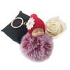 Lady Lovely Girl Bag Pendant Plush Doll Car Key Chain Pendant Mini Sleeping Toy Doll